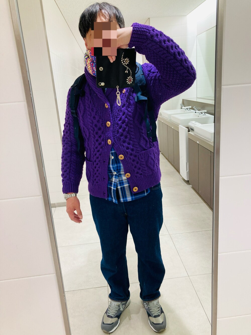 「POLO RALPH LAURENのBDシャツ（シャツ/ブラウス、ブルー系）」を使った、classicoairさん（メンズ・172cm）の冬コーディネートの1枚目の写真
