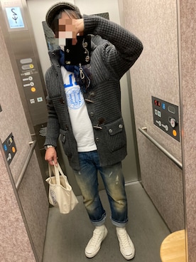 「Glen Prince（グレンプリンス）のアイテム」を使った、classicoairさん（メンズ・172cm）の冬コーディネート