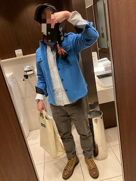 「アイテム（マフラー、その他）」を使った、classicoairさん（メンズ・172cm）の秋コーディネート