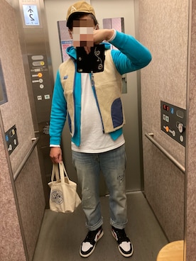「GYMPHLEX（ジムフレックス）のアイテム」を使った、classicoairさん（メンズ・172cm）の春コーディネート