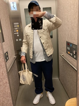 「Buzz Rickson's（バズリクソンズ）のアイテム（スウェットパンツ）」を使った、classicoairさん（メンズ・172cm）の春コーディネート