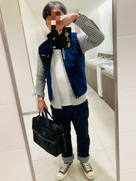 「IKE BEHAR（アイクベーハー）のアイテム」を使った、classicoairさん（メンズ・172cm）の秋コーディネート