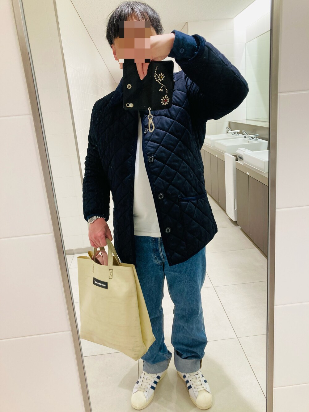 「Levi'sのデッドストック メキシコ製 501 デニムパンツ（デニムパンツ、ブルー系）」を使った、classicoairさん（メンズ・172cm）の冬コーディネートの1枚目の写真