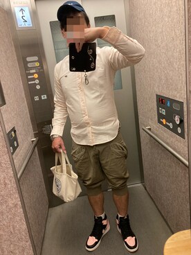 「SCYE BASICS（サイベーシックス）のアイテム」を使った、classicoairさん（メンズ・172cm）の春コーディネート