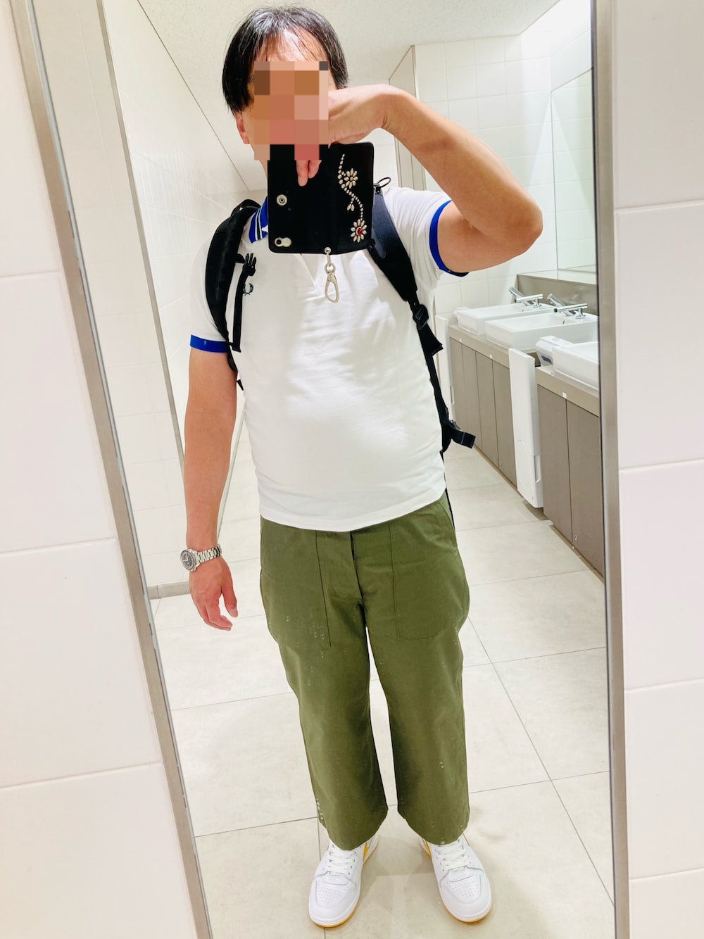 「orSlowのUS ARMY アーミーファティーグパンツ 綿100%リップストップ （カーゴパンツ、グリーン系）」を使った、classicoairさん（メンズ・172cm）の夏コーディネートの1枚目の写真