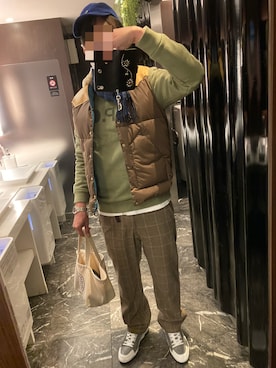 「A.P.C.（アーペーセー）のアイテム（スウェット）」を使った、classicoairさん（メンズ・172cm）の冬コーディネート