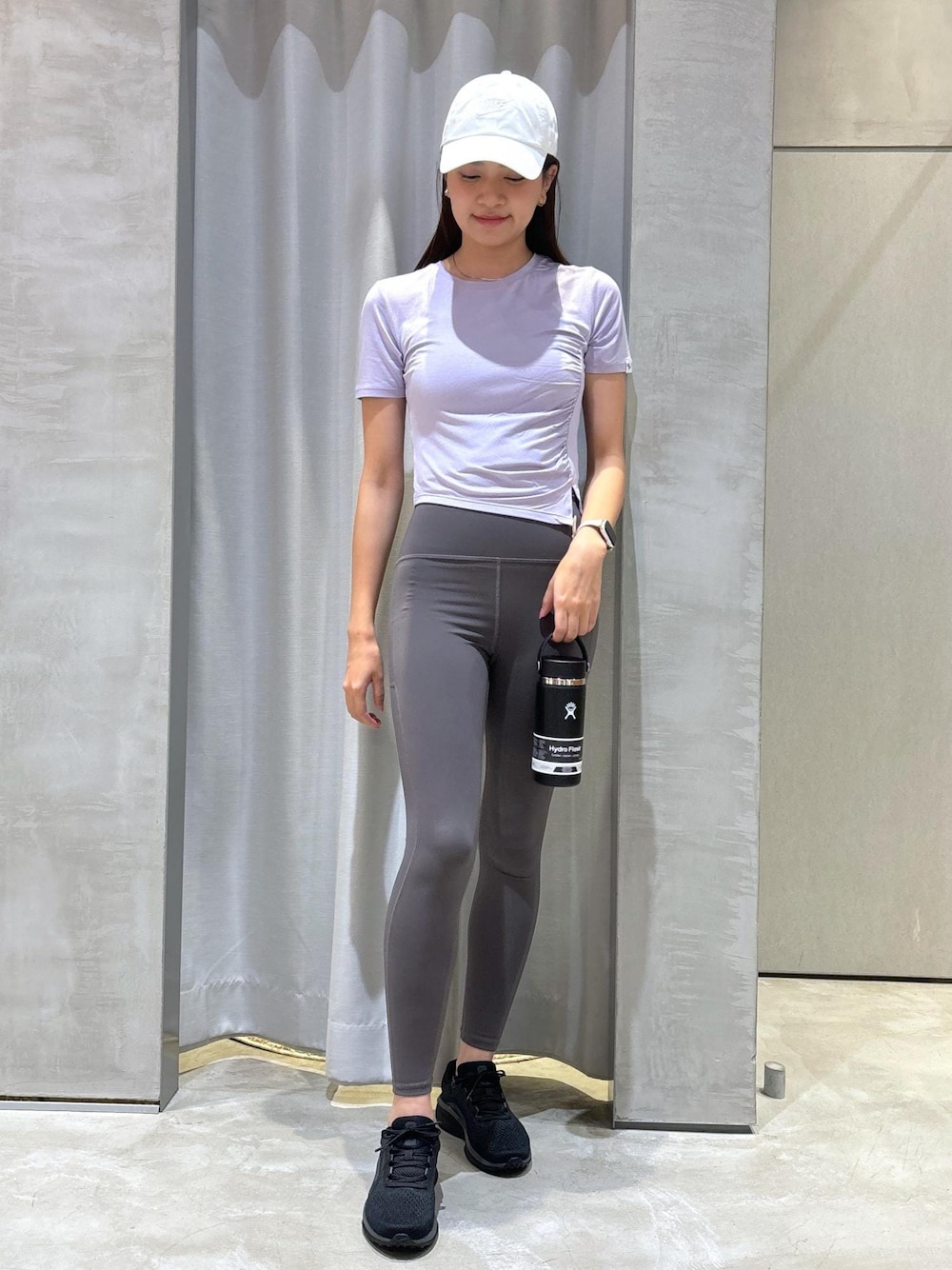 【未使用】Tシャツスパッツ セットコーデ レギンス/スパッツを使った「ジム・トレーニングコーデ」の人気