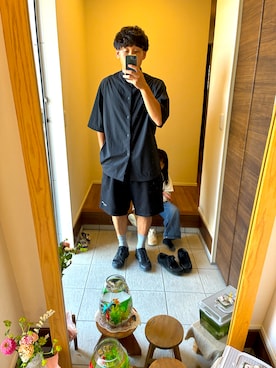 「TEATORA（テアトラ）のアイテム」を使った、shunpaperさん（メンズ・177cm）の夏コーディネート
