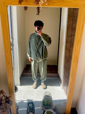 「アイテム（セットアップ）」を使った、shunpaperさん（メンズ・177cm）の冬コーディネート