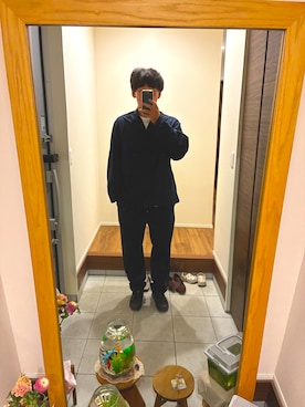 「Graphpaper（グラフペーパー）のアイテム（パンツ）」を使った、shunpaperさん（メンズ・177cm）の夏コーディネート