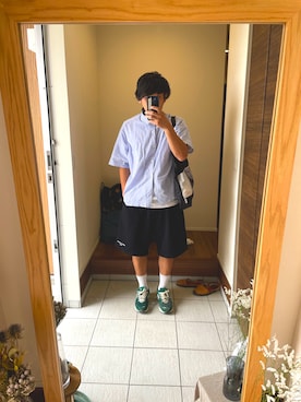「modem design（モデムデザイン）のアイテム」を使った、shunpaperさん（メンズ・177cm）の夏コーディネート