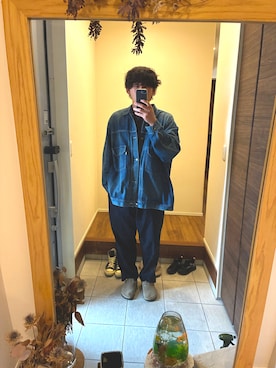 「Graphpaper（グラフペーパー）のアイテム」を使った、shunpaperさん（メンズ・177cm）の春コーディネート