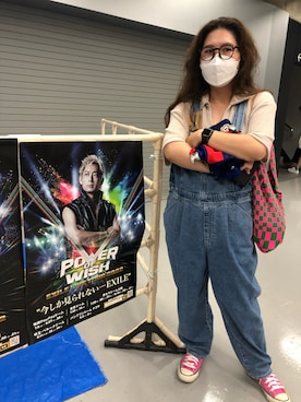 「H&M（エイチ・アンド・エム）のアイテム（シャツ/ブラウス）」を使った、monaaakaさん（レディース・158cm）の夏コーディネート