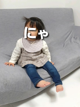 「保育園着」｜にゃすさん（キッズ・80cm）の冬コーディネート