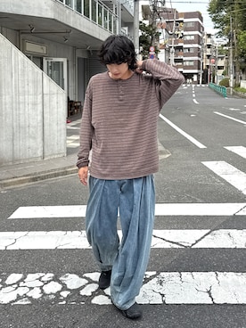 「GAP（ギャップ）のアイテム」を使った、えびふらいさん（メンズ・178cm）の秋コーディネート