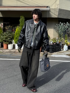 「アイテム（ジャケット/アウター）」を使った、YUSEIさん（メンズ・178cm）の冬コーディネート