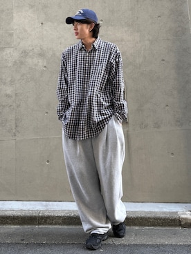 「MERRELL（メレル）のアイテム（シューズ）」を使った、YUSEIさん（メンズ・178cm）の春コーディネート