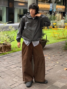 「アイテム（シューズ）」を使った、YUSEIさん（メンズ・178cm）の冬コーディネート