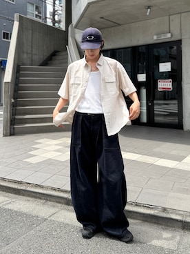 「MERRELL（メレル）のアイテム」を使った、YUSEIさん（メンズ・178cm）の春コーディネート