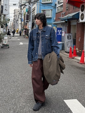 YUSEIさん（骨格ナチュラル・メンズ・178cm）の冬コーディネート