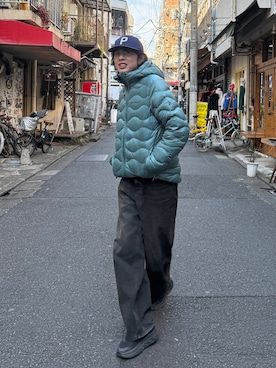 「アイテム（ジャケット/アウター）」を使った、YUSEIさん（メンズ・178cm）の冬コーディネート