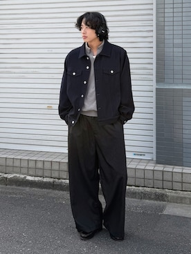 「アイテム（パンツ）」を使った、YUSEIさん（メンズ・178cm）の春コーディネート