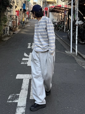 「NAKER（ネイカー）のアイテム」を使った、YUSEIさん（メンズ・178cm）の冬コーディネート