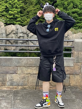 「improves（インプローブス）のアイテム（パンツ）」を使った、あおいさん（メンズ・168cm）の春コーディネート