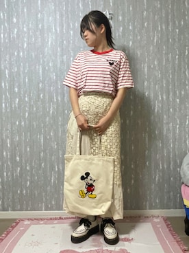 「アイテム（ブーツ）」を使った、海さん（レディース・160cm）の夏コーディネート