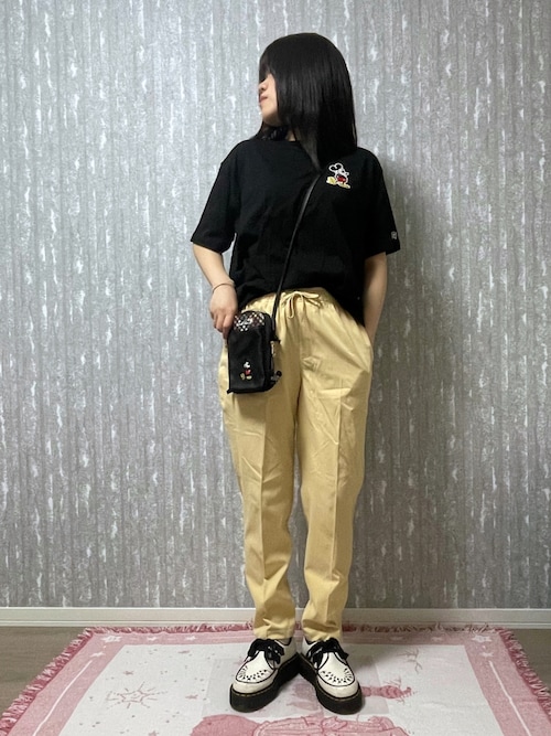Mickey/Arnold Palmer/シェア ワッペンTシャツ（Tシャツ