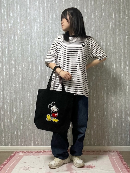 Mickey/Arnold Palmer/シェア ボーダーTシャツ（Tシャツ