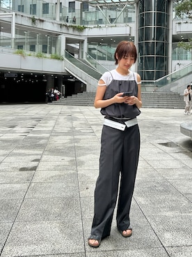 「CODE A（コードエー）のアイテム（トップス）」を使った、haruna (CODE A)さん（レディース・164cm）の夏コーディネート