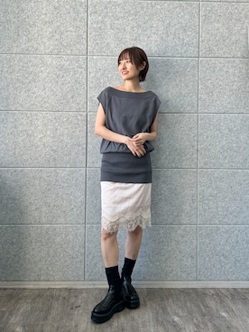 「CODE A（コードエー）のアイテム（トップス）」を使った、haruna (CODE A)さん（レディース・164cm）の夏コーディネート