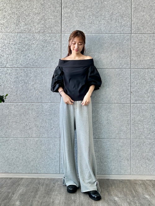 ribbon sweat pants（その他パンツ）｜CODE A（コードエー）の