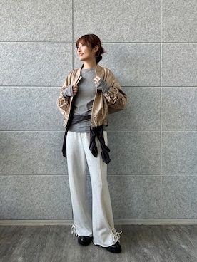 haruna (CODE A)さん（レディース・164cm）の冬コーディネート