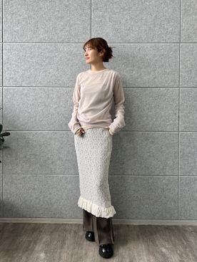 haruna (CODE A)さん（レディース・164cm）の冬コーディネート