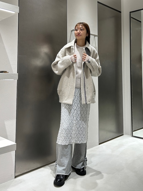 FORME ストレッチニット bold form knit pullover（ニット/セーター）｜CODE A（コードエー）の