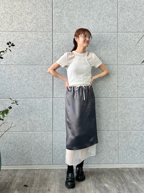セール】layered mini tee（Tシャツ/カットソー）｜CODE A