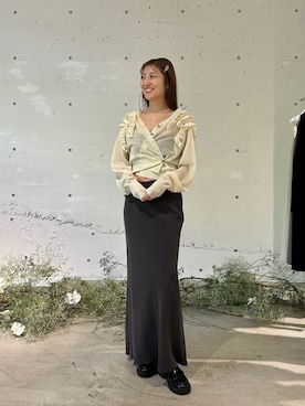 「CODE A（コードエー）のアイテム（スカート）」を使った、haruna (CODE A)さん（レディース・164cm）の秋コーディネート