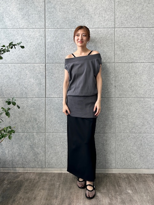 tシャツ off−shoulder sleeveless tops レディース セール】off－shoulder sleeveless tops（Tシャツ/カットソー