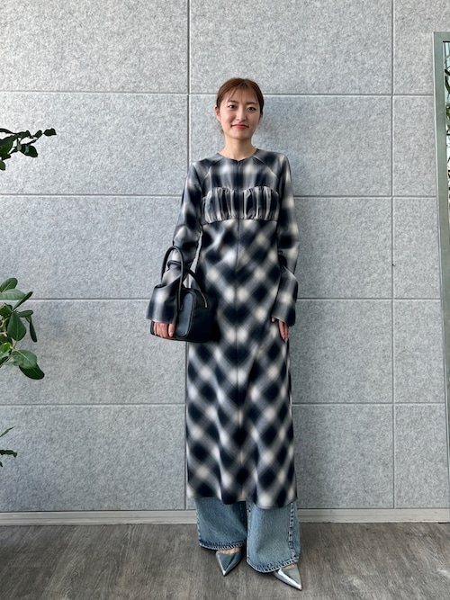 shadow check femi dress（ワンピース）｜CODE A（コードエー）の