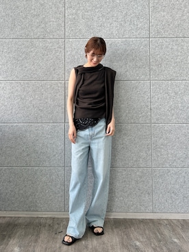 「CODE A（コードエー）のアイテム（パンツ）」を使った、haruna (CODE A)さん（レディース・164cm）の秋コーディネート