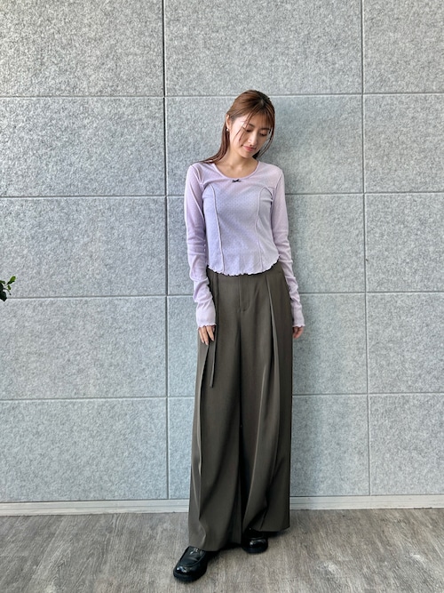 whisper jersey top（Tシャツ/カットソー）｜CODE A（コードエー）の