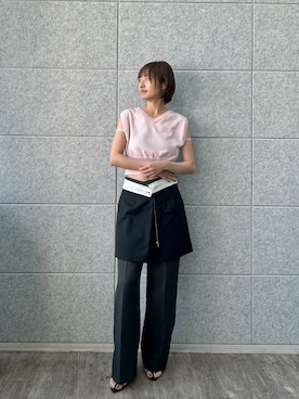 「CODE A（コードエー）のアイテム（トップス）」を使った、haruna (CODE A)さん（レディース・164cm）の夏コーディネート