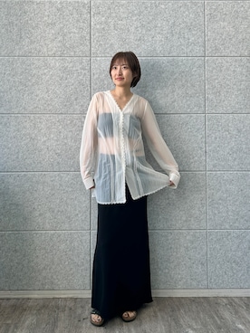 「CODE A（コードエー）のアイテム（トップス）」を使った、haruna (CODE A)さん（レディース・164cm）の夏コーディネート