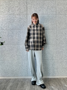 「CODE A（コードエー）のアイテム（パンツ）」を使った、haruna (CODE A)さん（レディース・164cm）の秋コーディネート