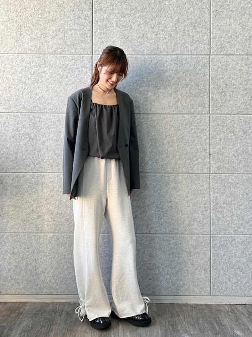 Re】ribbon sweat pants（その他パンツ）｜CODE A（コードエー）の