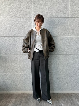 「CODE A（コードエー）のアイテム（ジャケット/アウター）」を使った、haruna (CODE A)さん（レディース・164cm）の春コーディネート