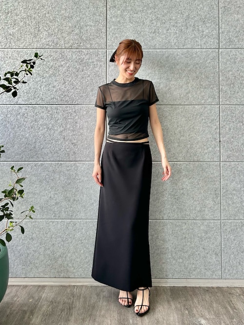 ☆韓国の人気☆【Ader Error】☆Skirt Product. 72☆スカート☆ セール】sensual satin skirt（スカート）｜CODE A（コードエー