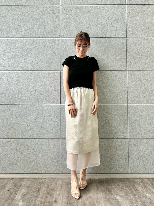 カットソー layered mini tee layered mini tee（カットソー） | CODE A（コードエー